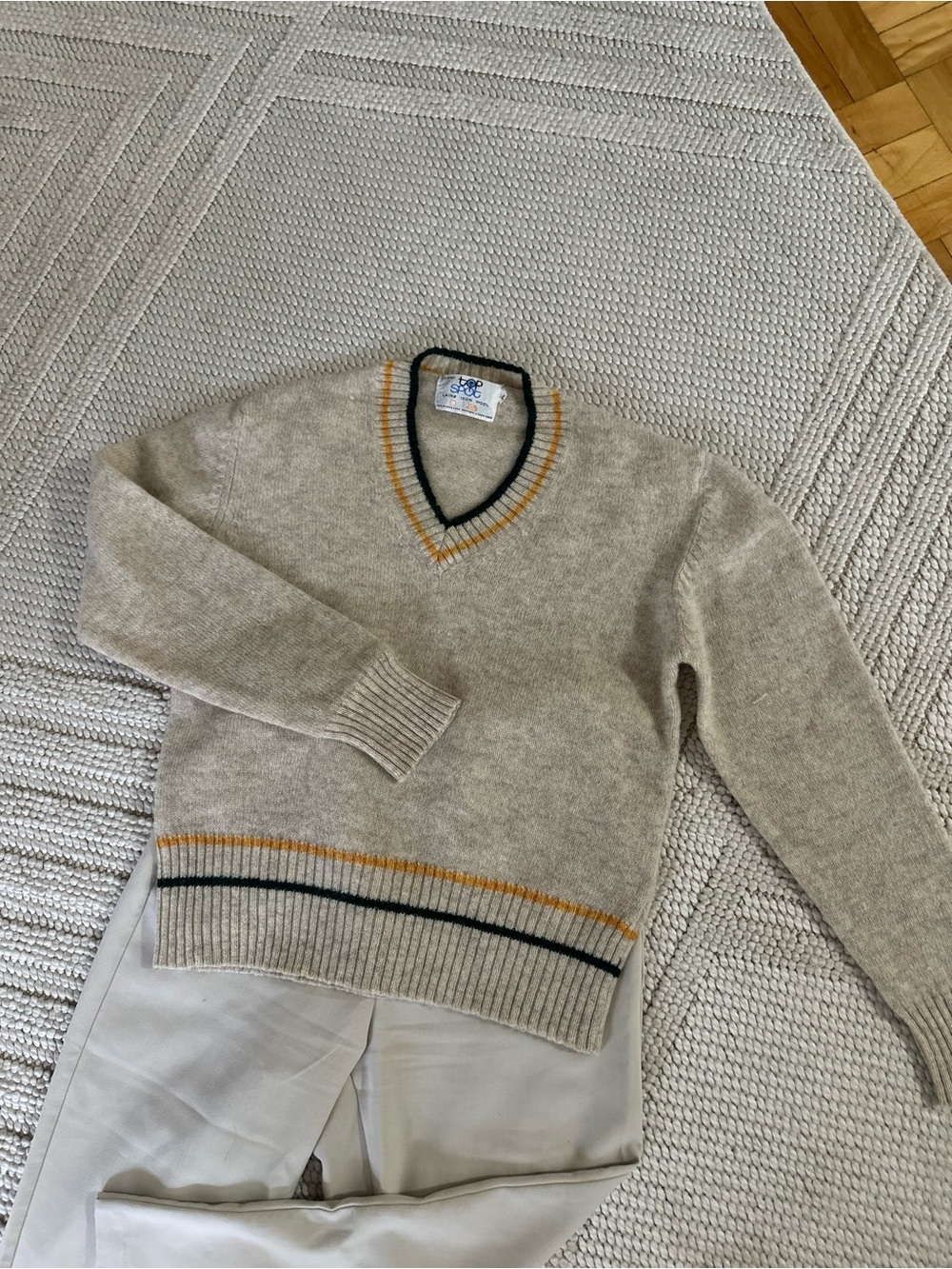 Vintage Unisex 100% Laine Wool Sweater M/L
